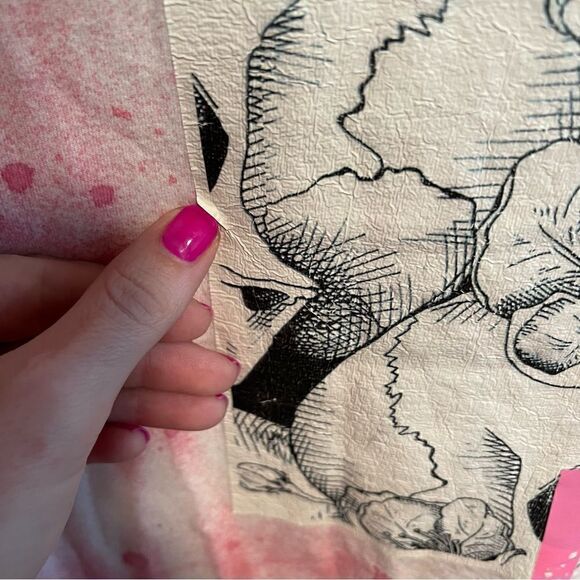 Comfort Colors- 100% Cotton Pink Mother Hood Graphic Grunge Tie Dye T-shirt, 2XL - Picture 4 of 10